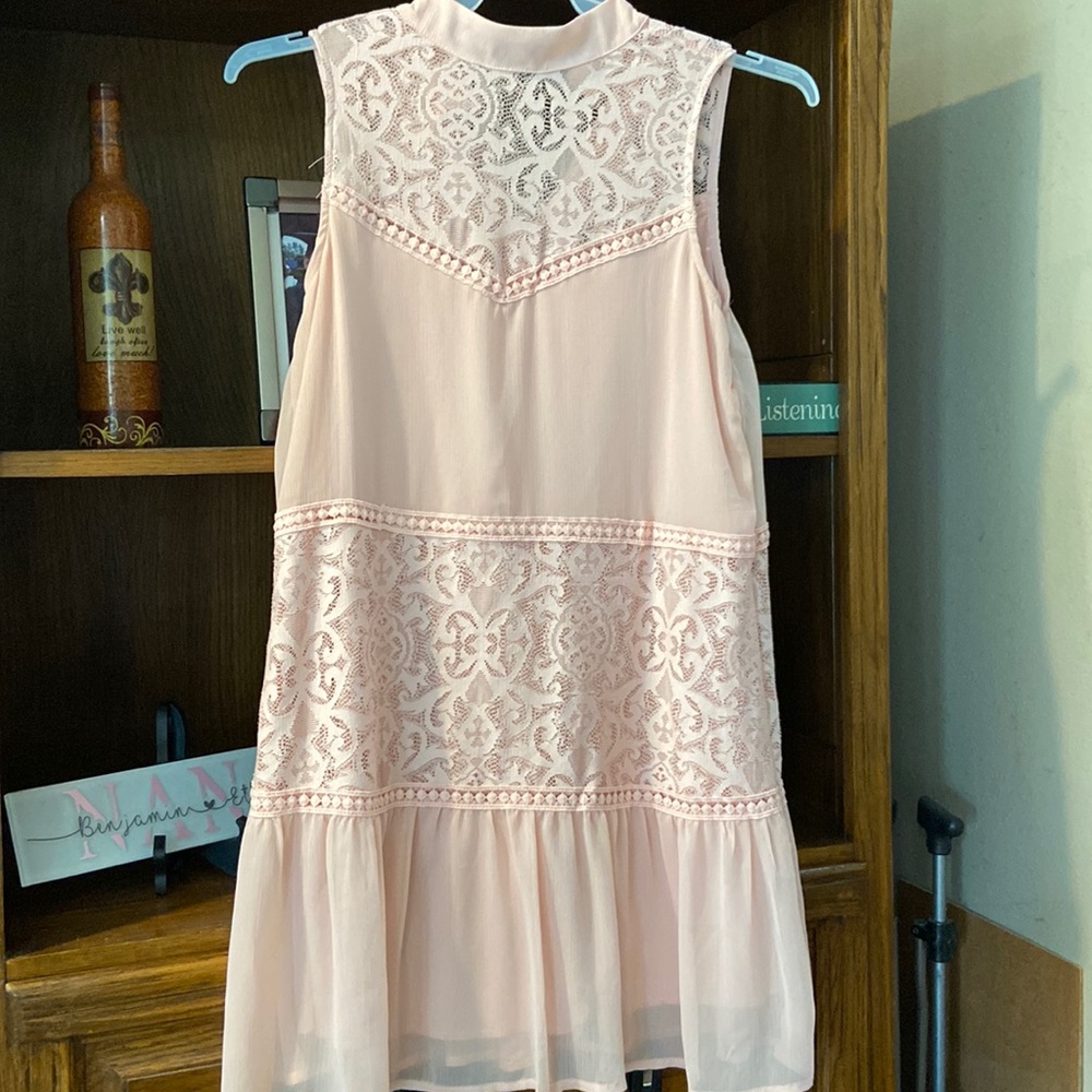 Size medium little pink lace dress.